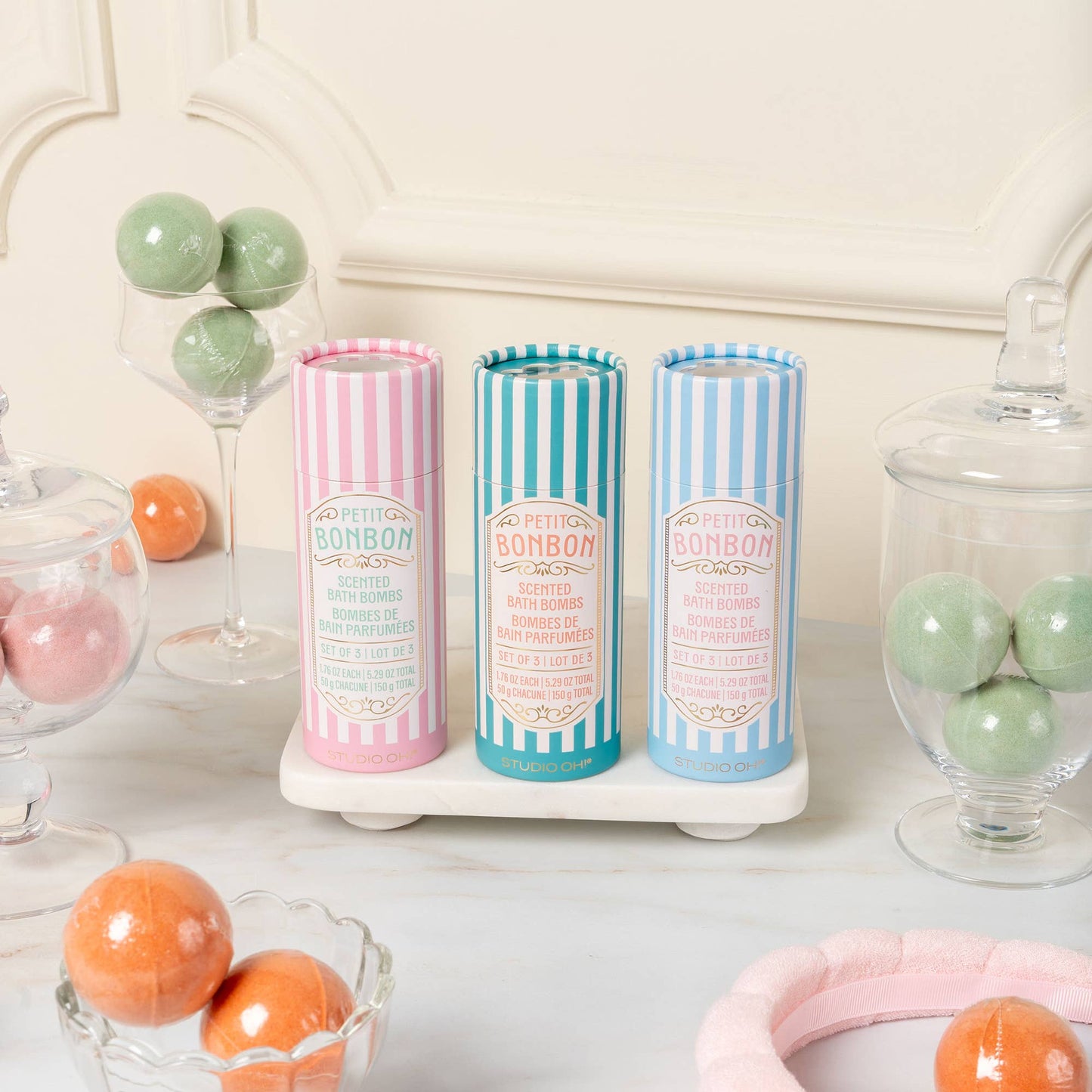 Petit Bonbon Sweetheart Pink Bath Bombs
