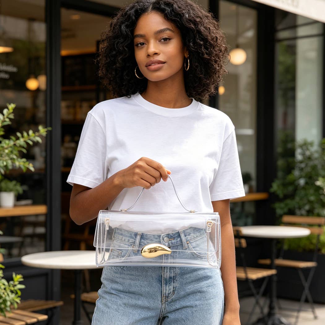 Transparent Top Handle Bag