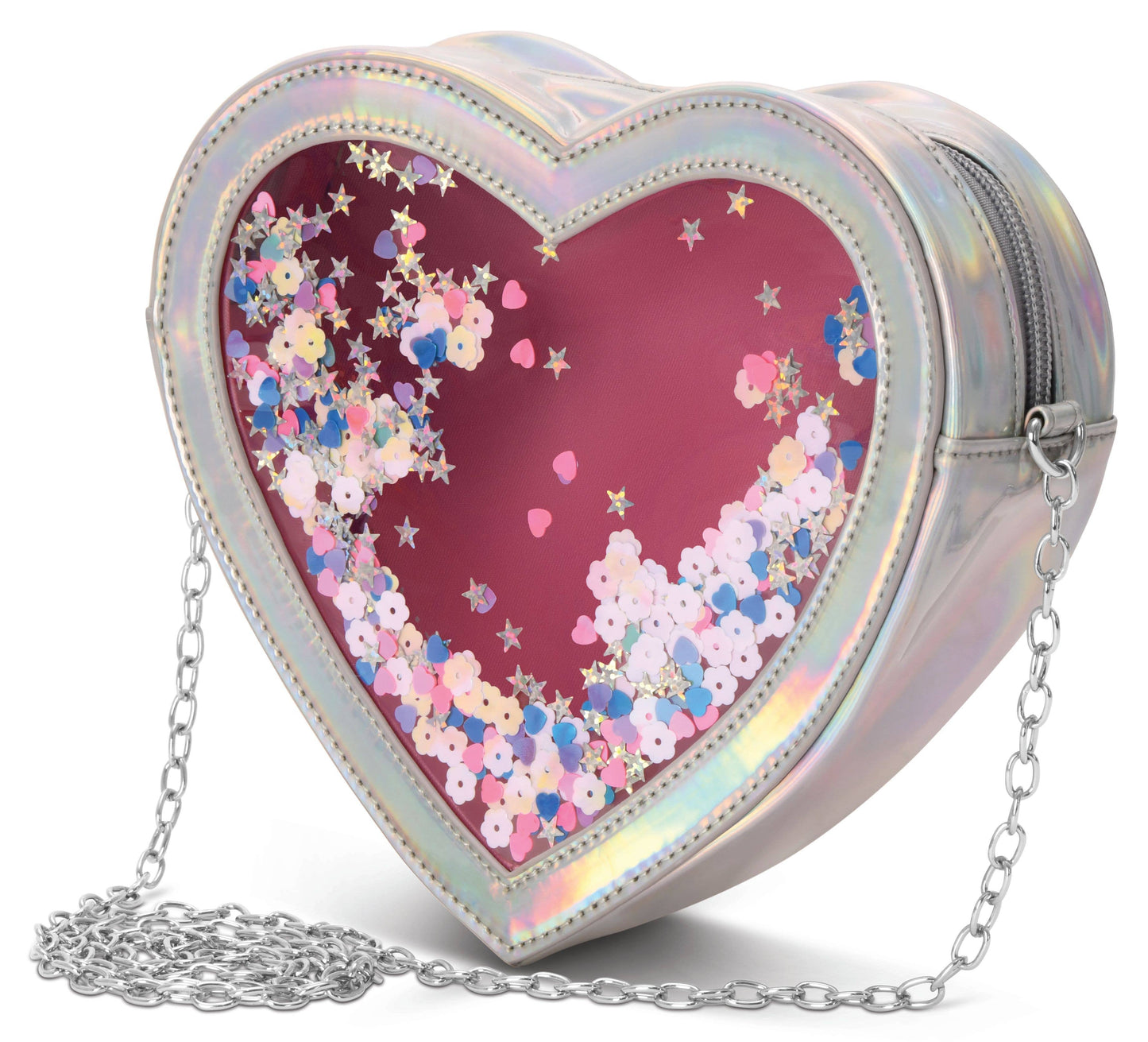 HEART CONFETTI CROSSBODY