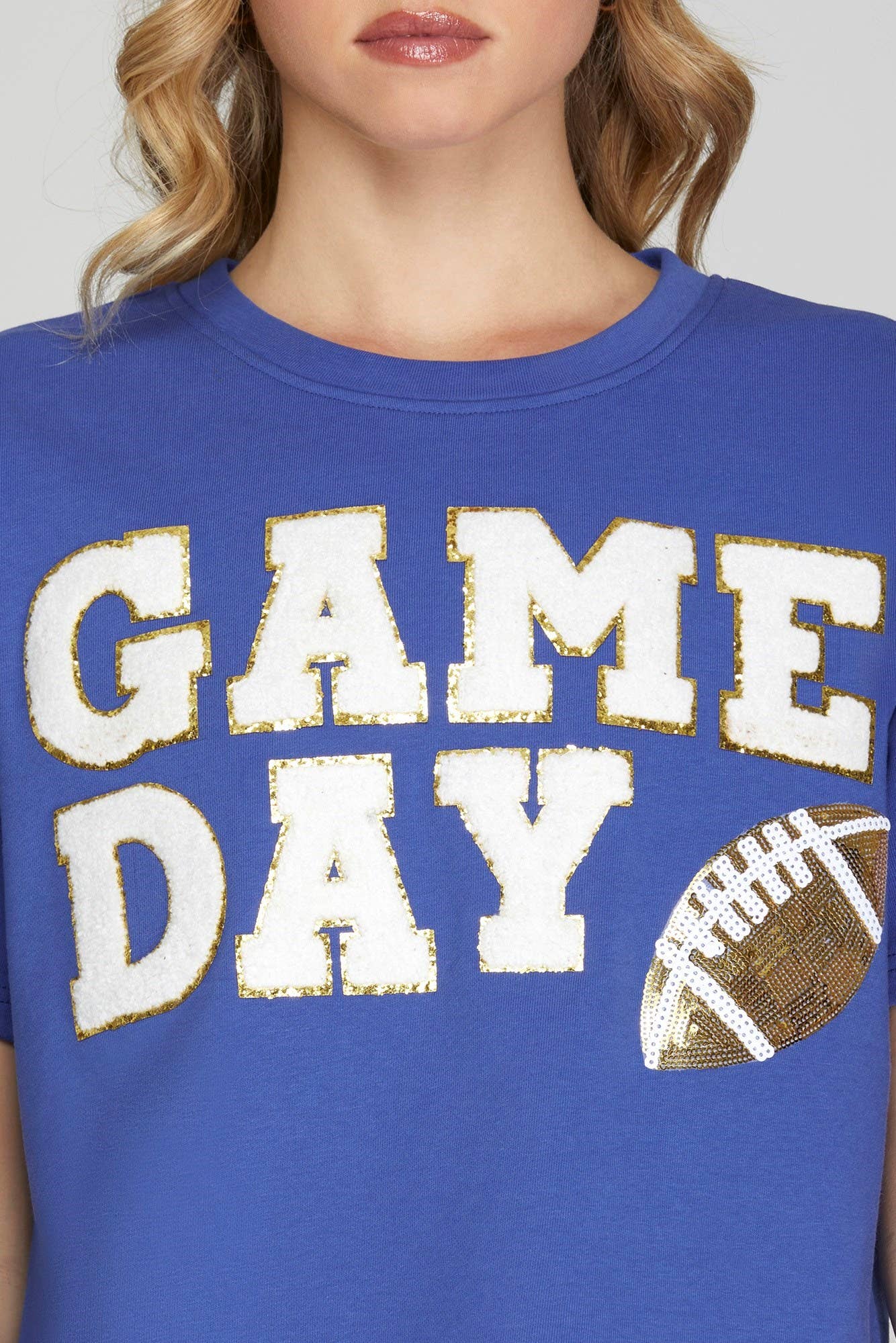 Game Day Football Patch Top