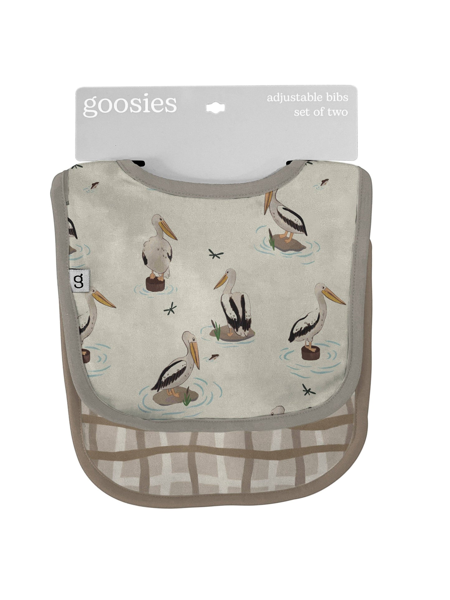 Pelicans Bib Set of 2 (Original Version - See Desc.)