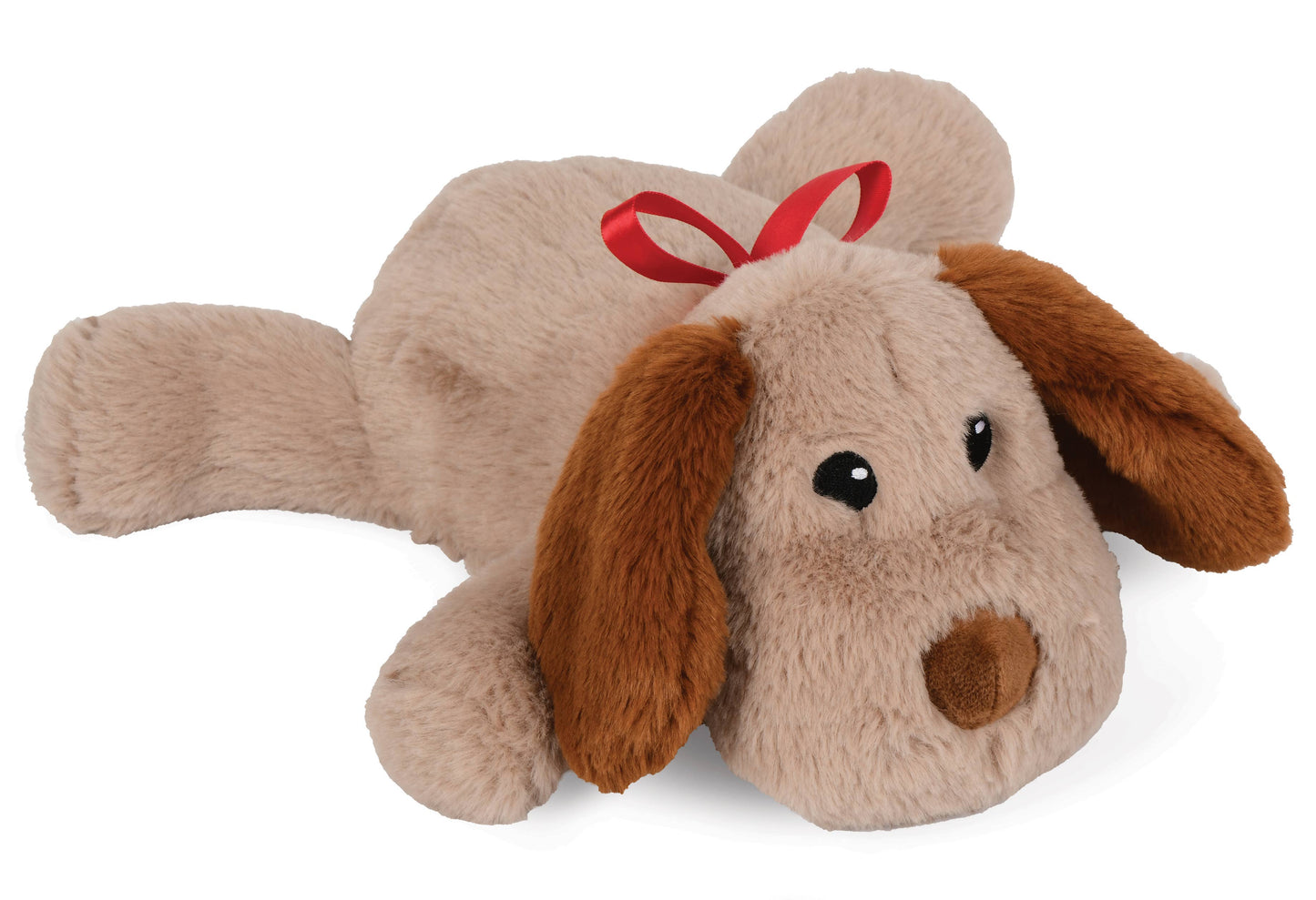 Holiday Puppy Weighted Plush