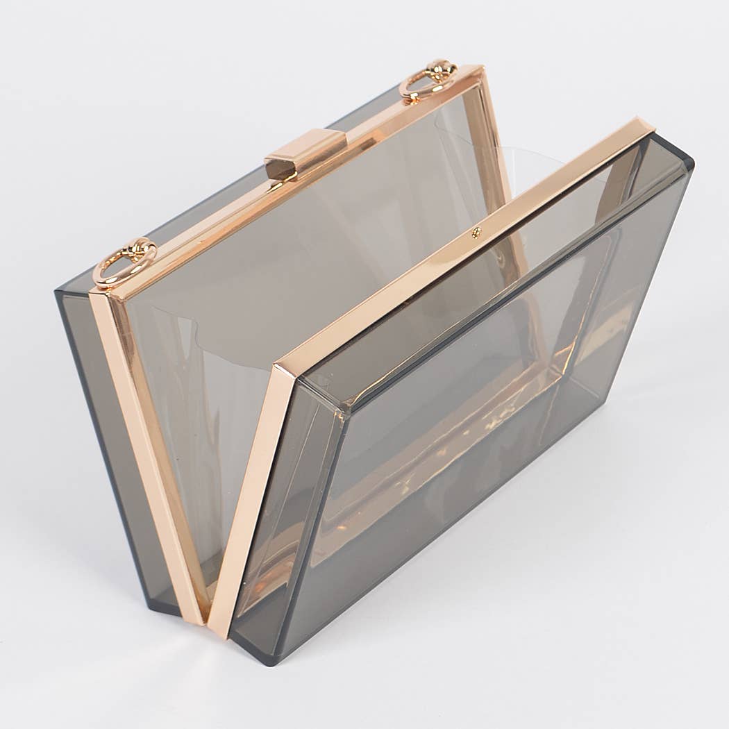 Plastic Link Handle Clear Clutch