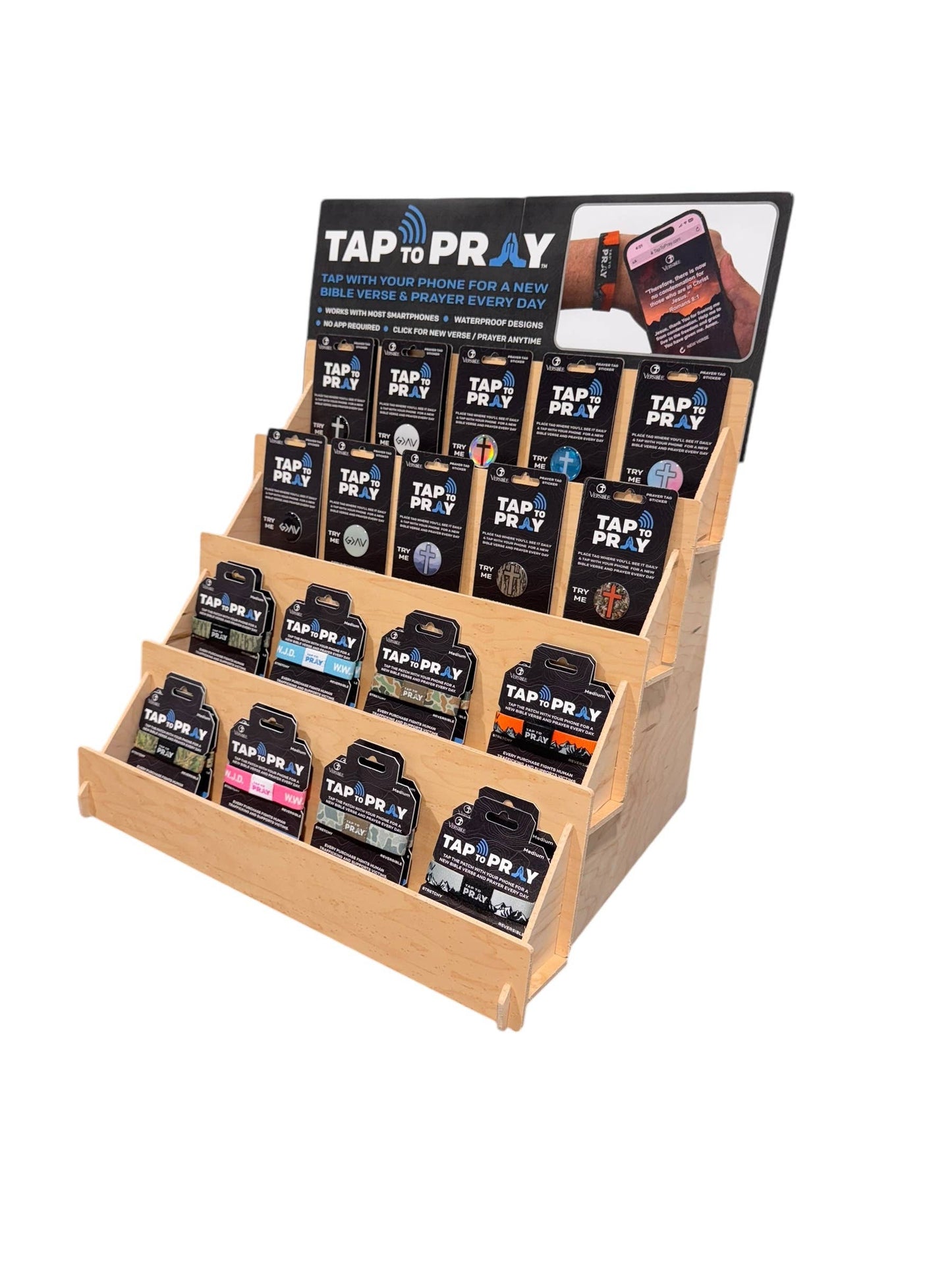 Tap To Pray™ - Prayer Tag Keychains