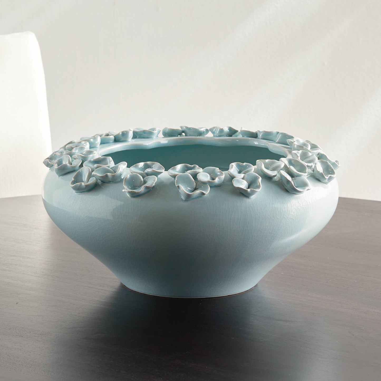 Petite Fleur Decorative Bowl, Blue