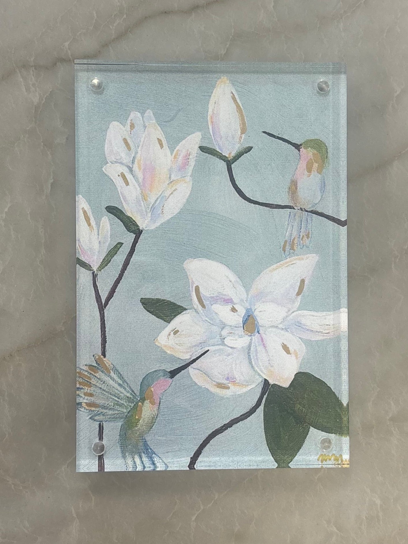 MBM Hummingbirds Regular Acrylic Blocks