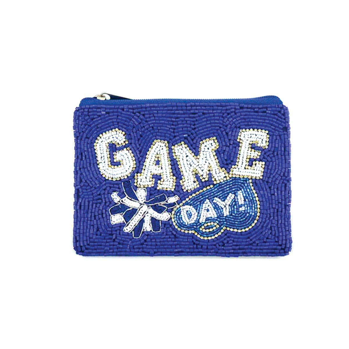 Royal Blue Biggest Fan Coin Purse