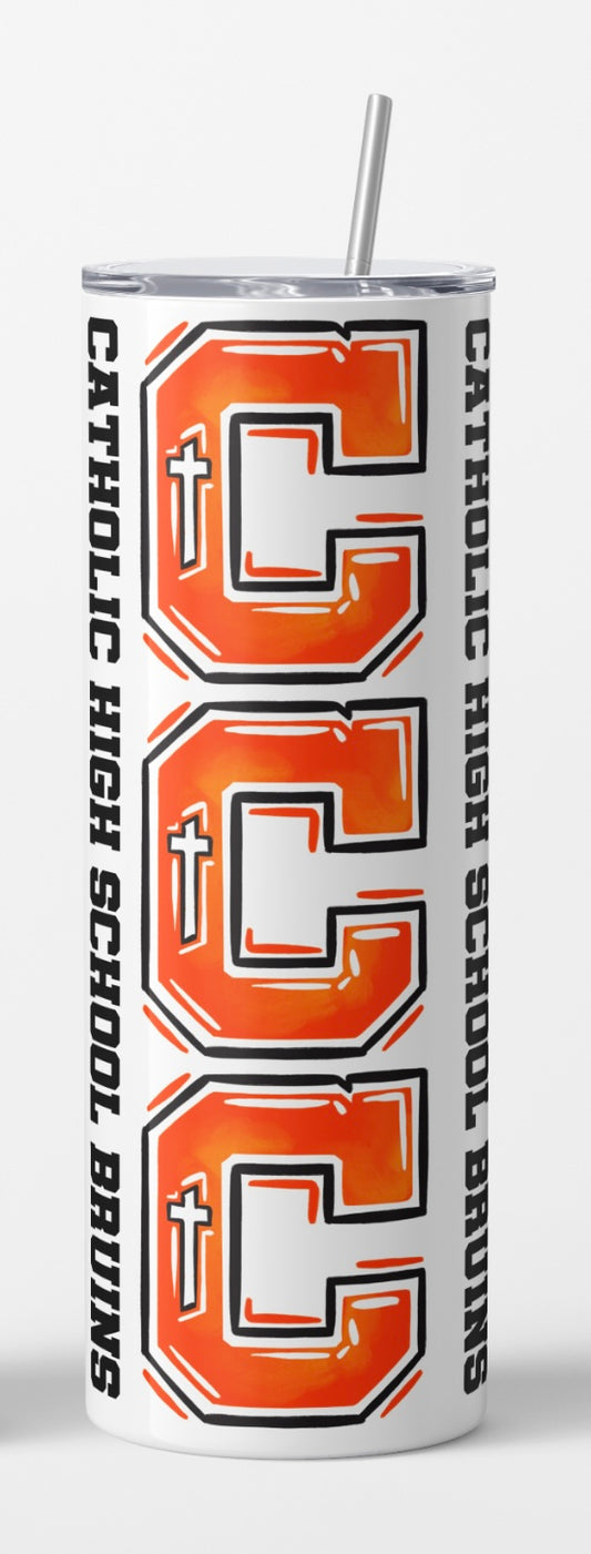 Catholic High School Stainless Steel Tumbler