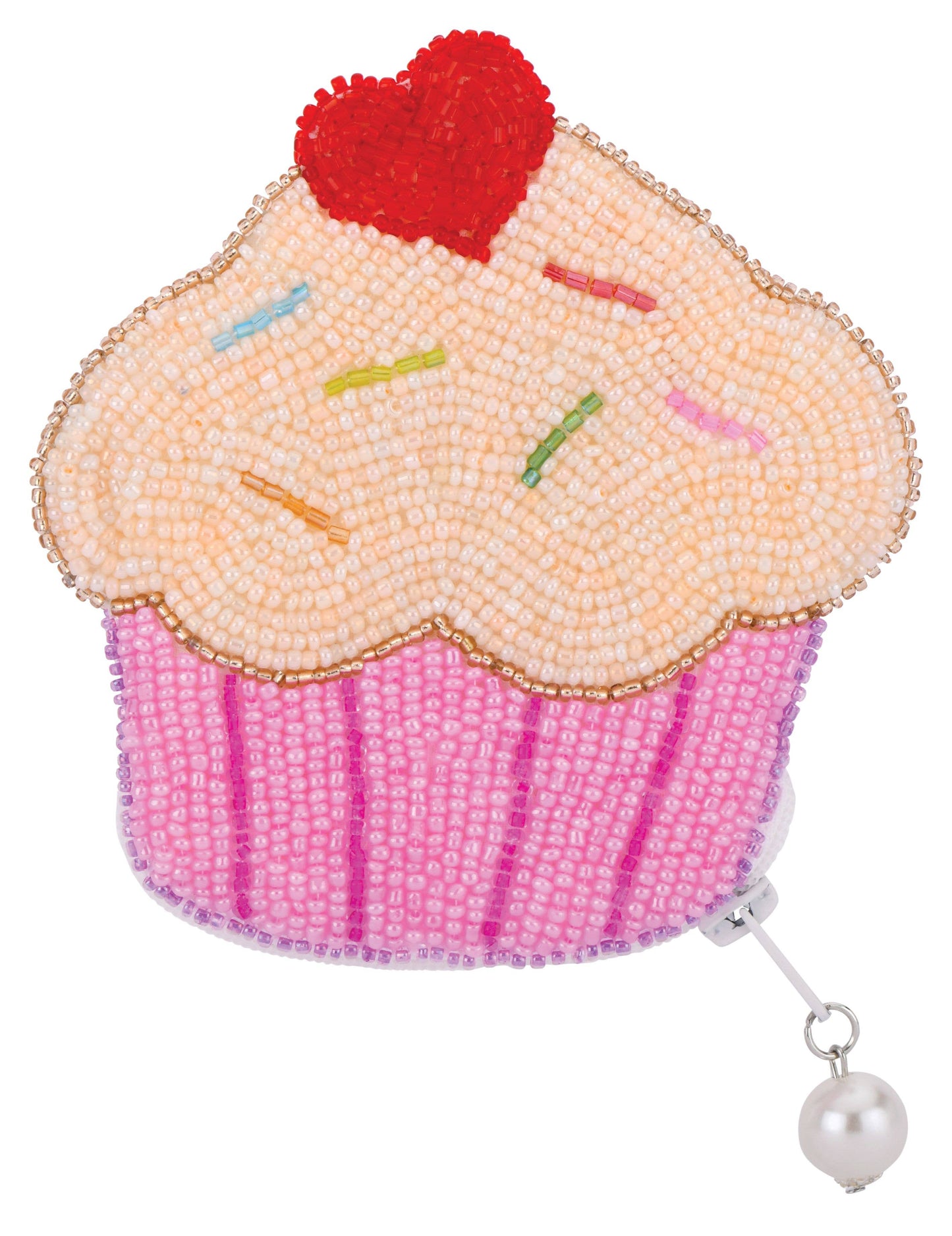 CUPCAKE BEADED PURSE