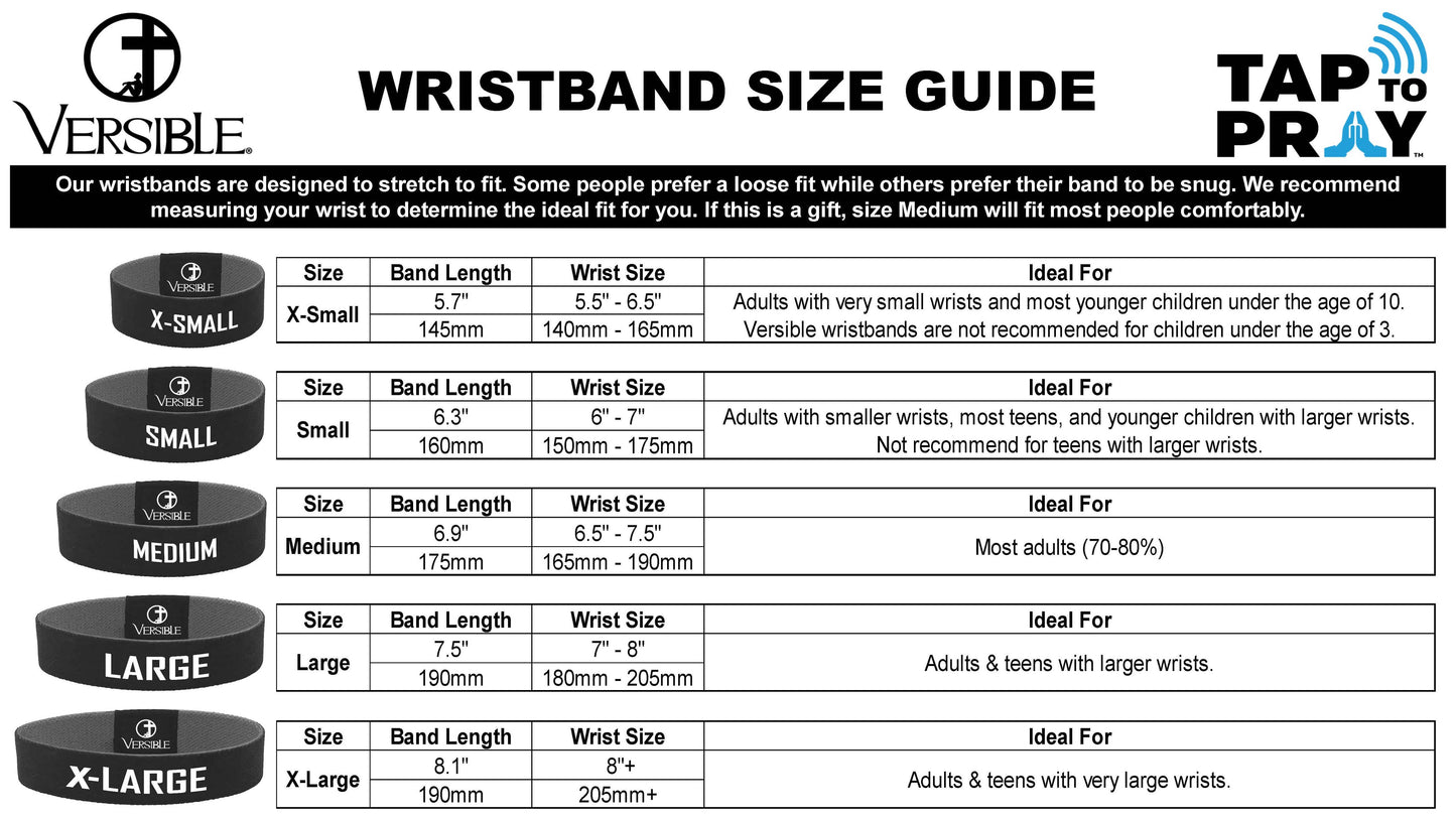 Tap To Pray™ Wristbands - Jesus Is Lord