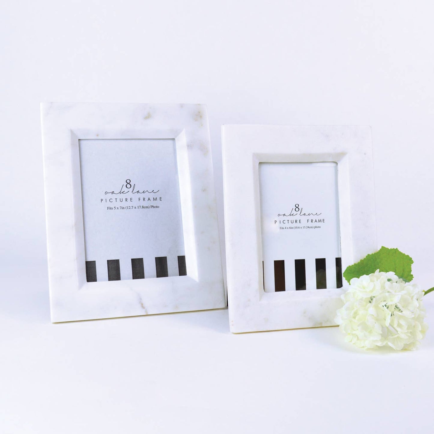 White Marble 4x6 Picture Frame