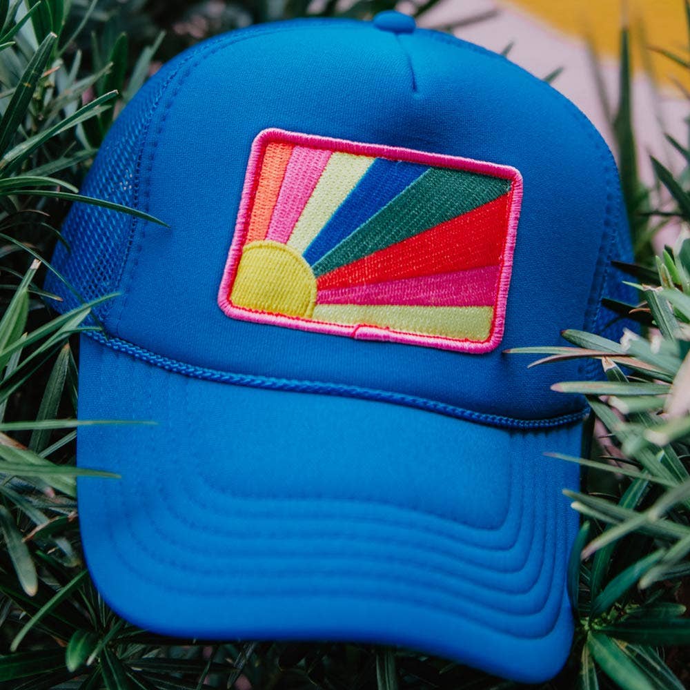 Bursting Sunshine Patch Foam Trucker Hat