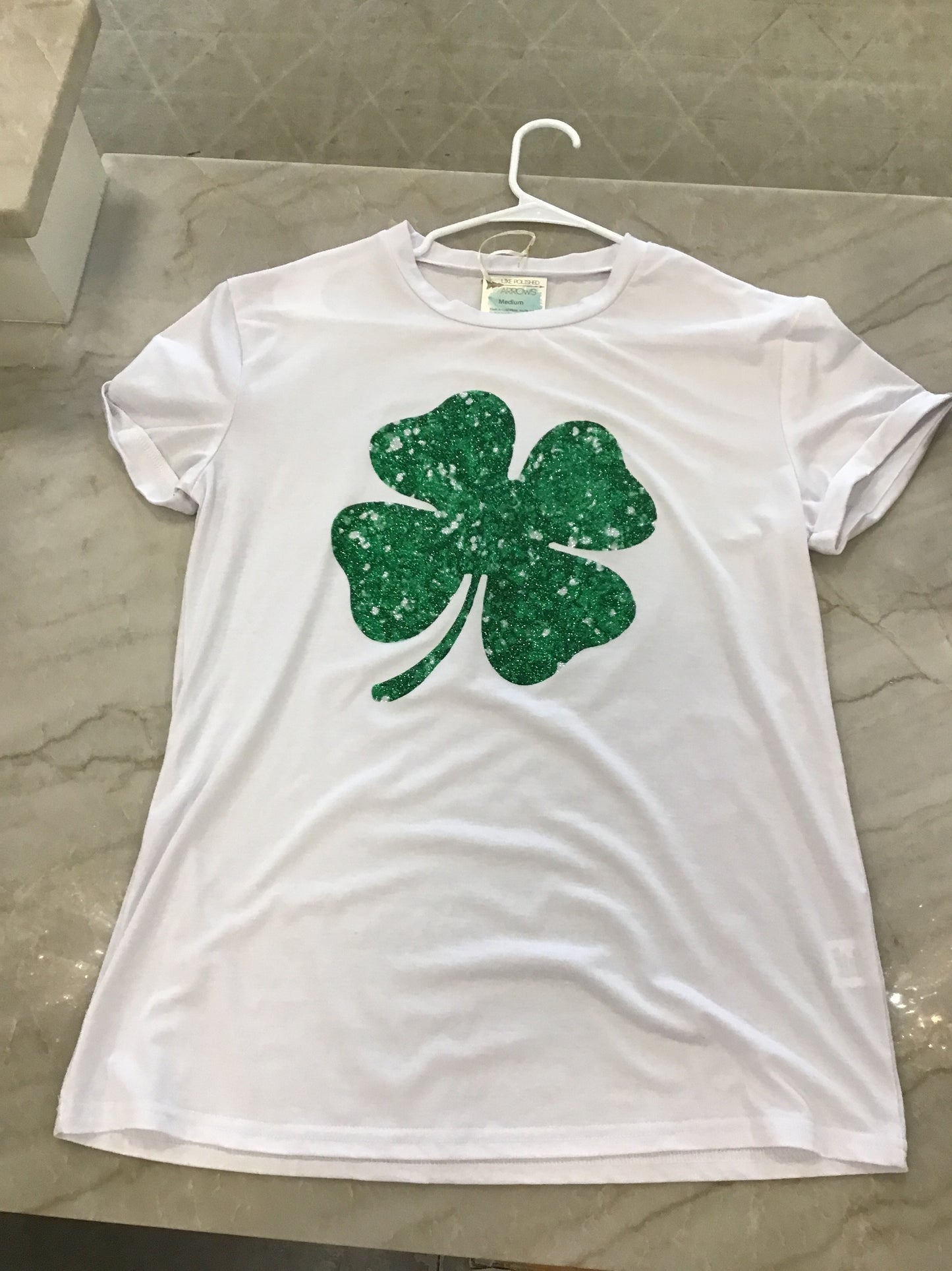 LPA Glitter Clover shirt Med