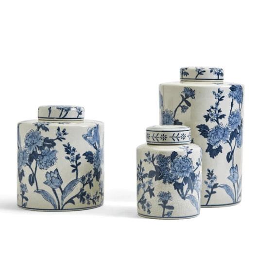 Med Japanese Blossom Tea Jar