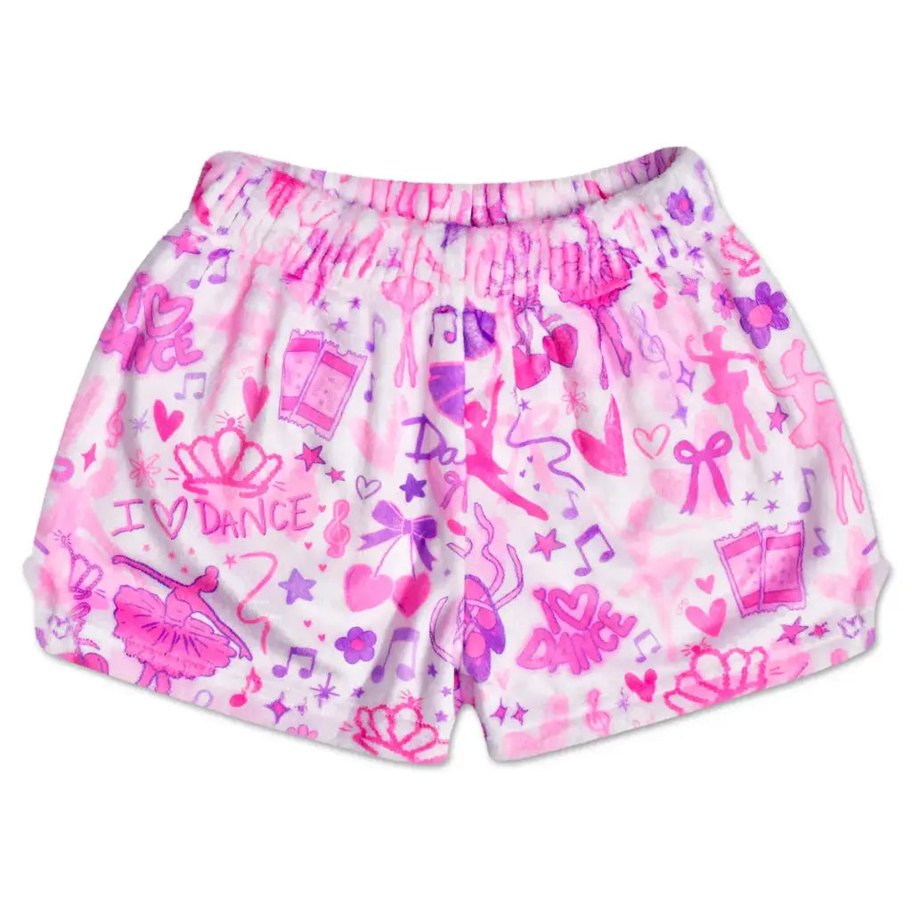 BP Plush Shorts Love to Dance XS (4-6)