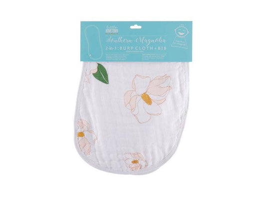 Magnolia Burp and Bib