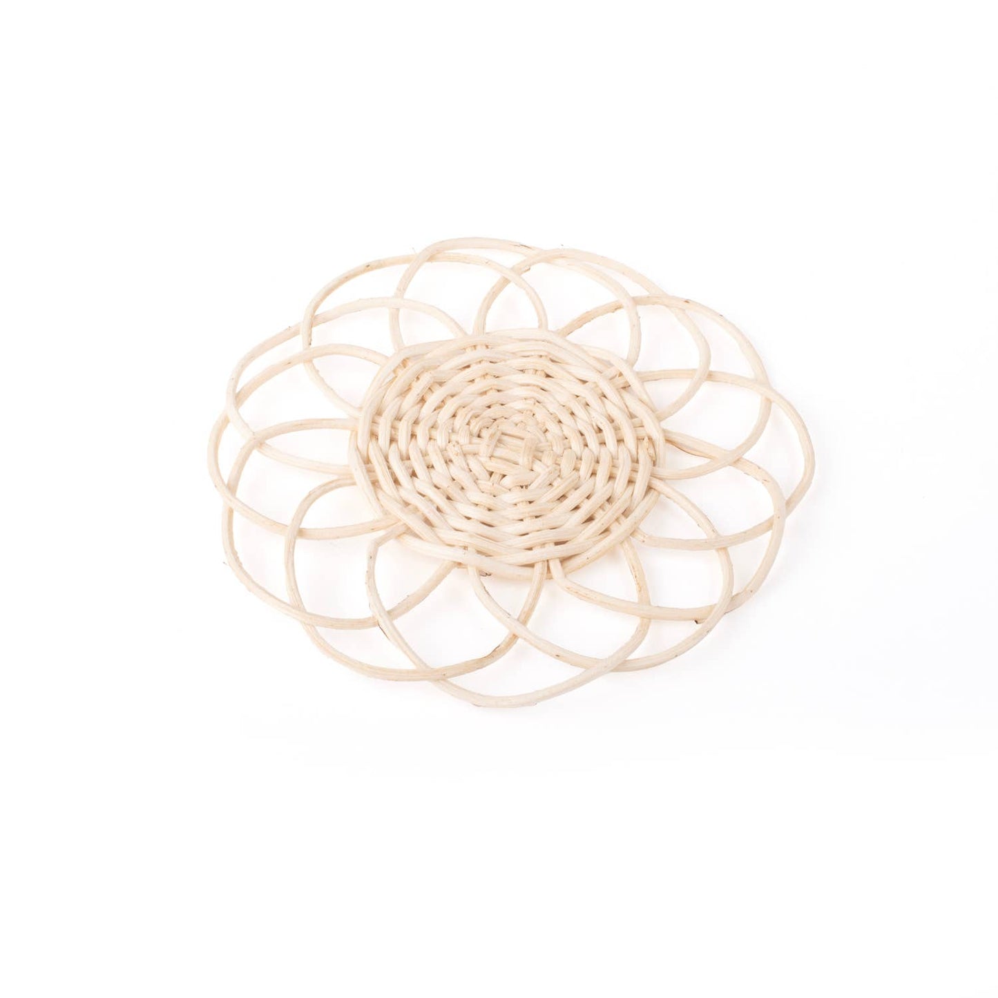 Natural Rattan Coaster Set