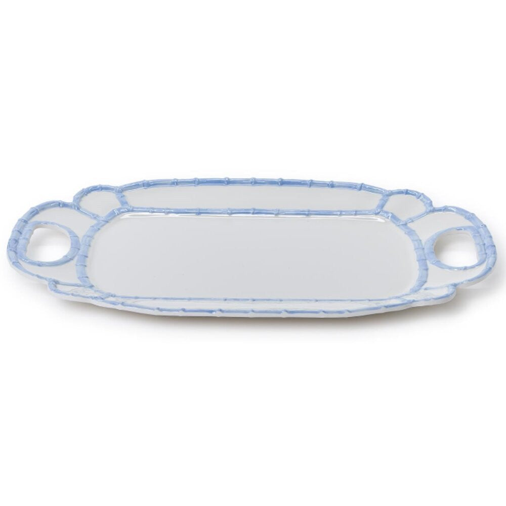 French Blue Bamboo Touch Platter