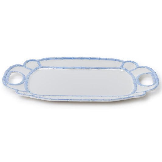 French Blue Bamboo Touch Platter
