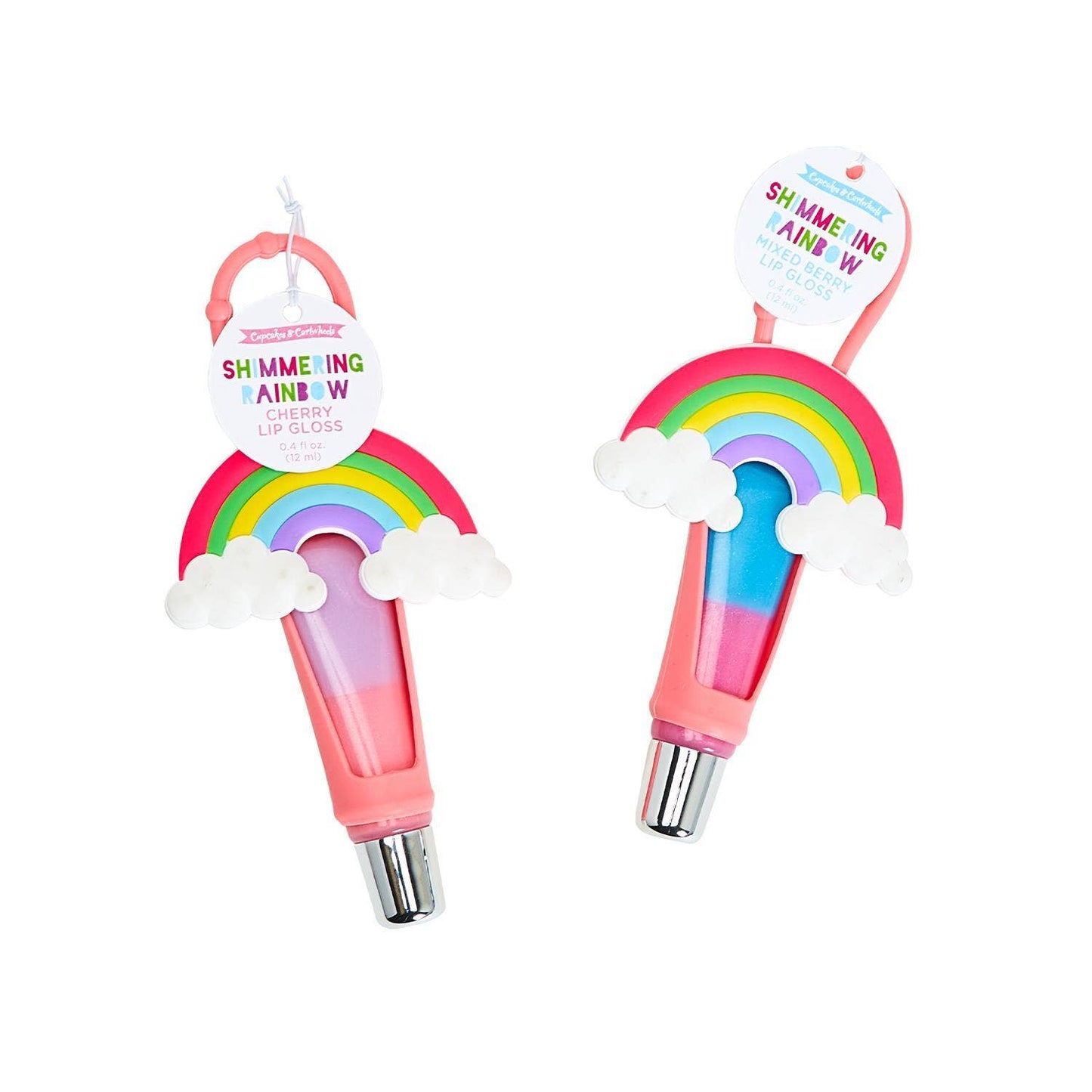 Rainbow Lip Gloss with Holder Assorted 2 Colorations