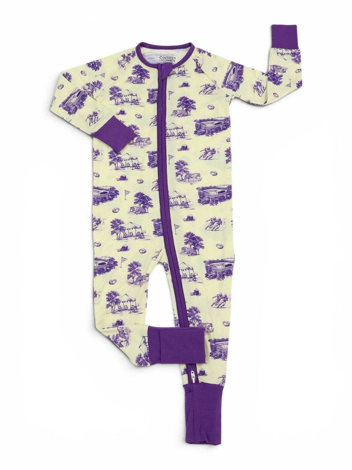 Tiger Toile Double Zipper Bamboo Sleeper