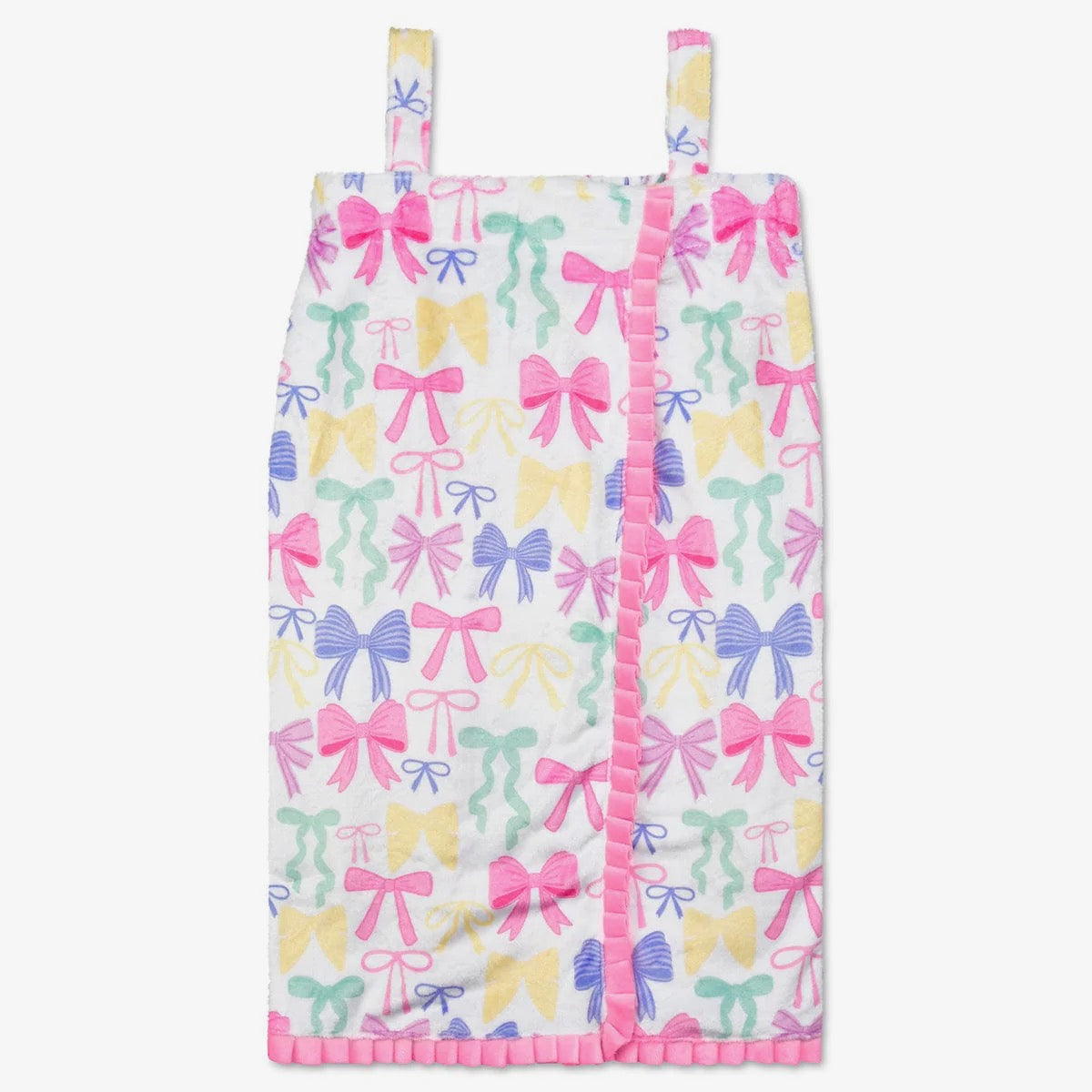 BP Pretty Bow Plush Spa Wrap XS/S (4-8)