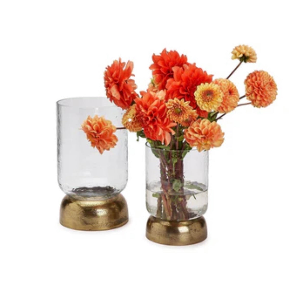 Hurricane Brass Base set of 2