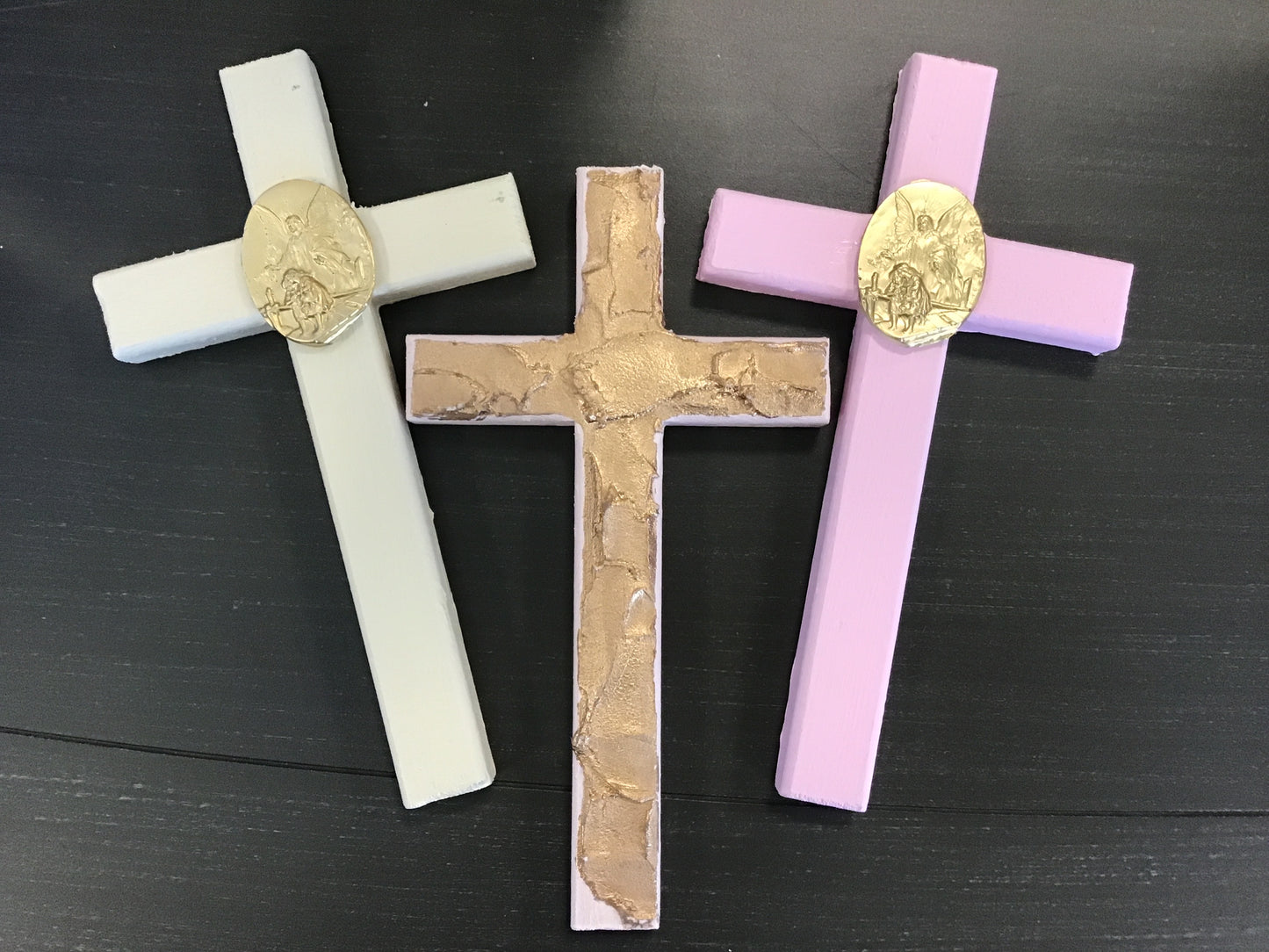 ED Wooden Textured Cross