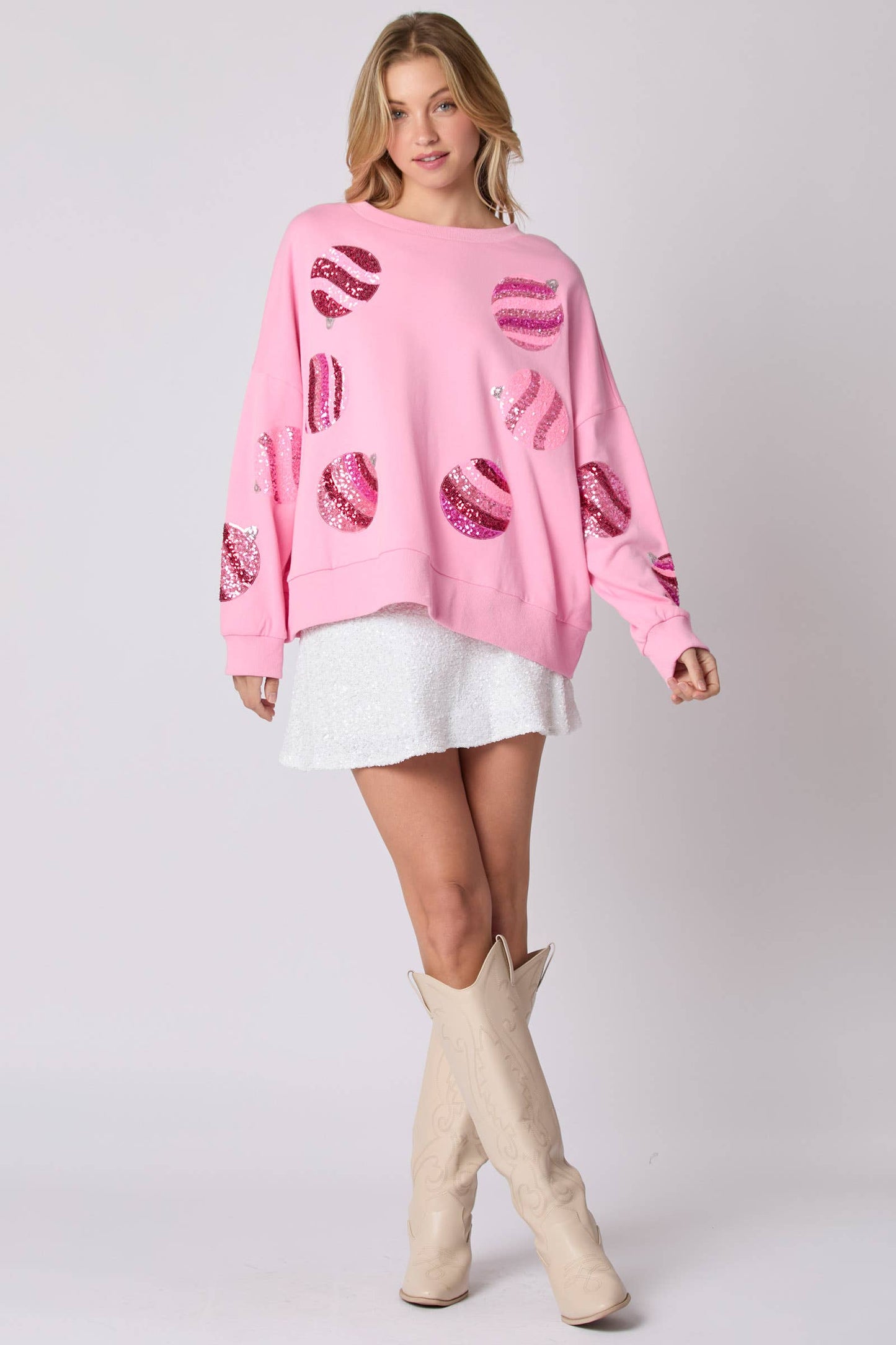 Embroidery Oversized Sweatshirts