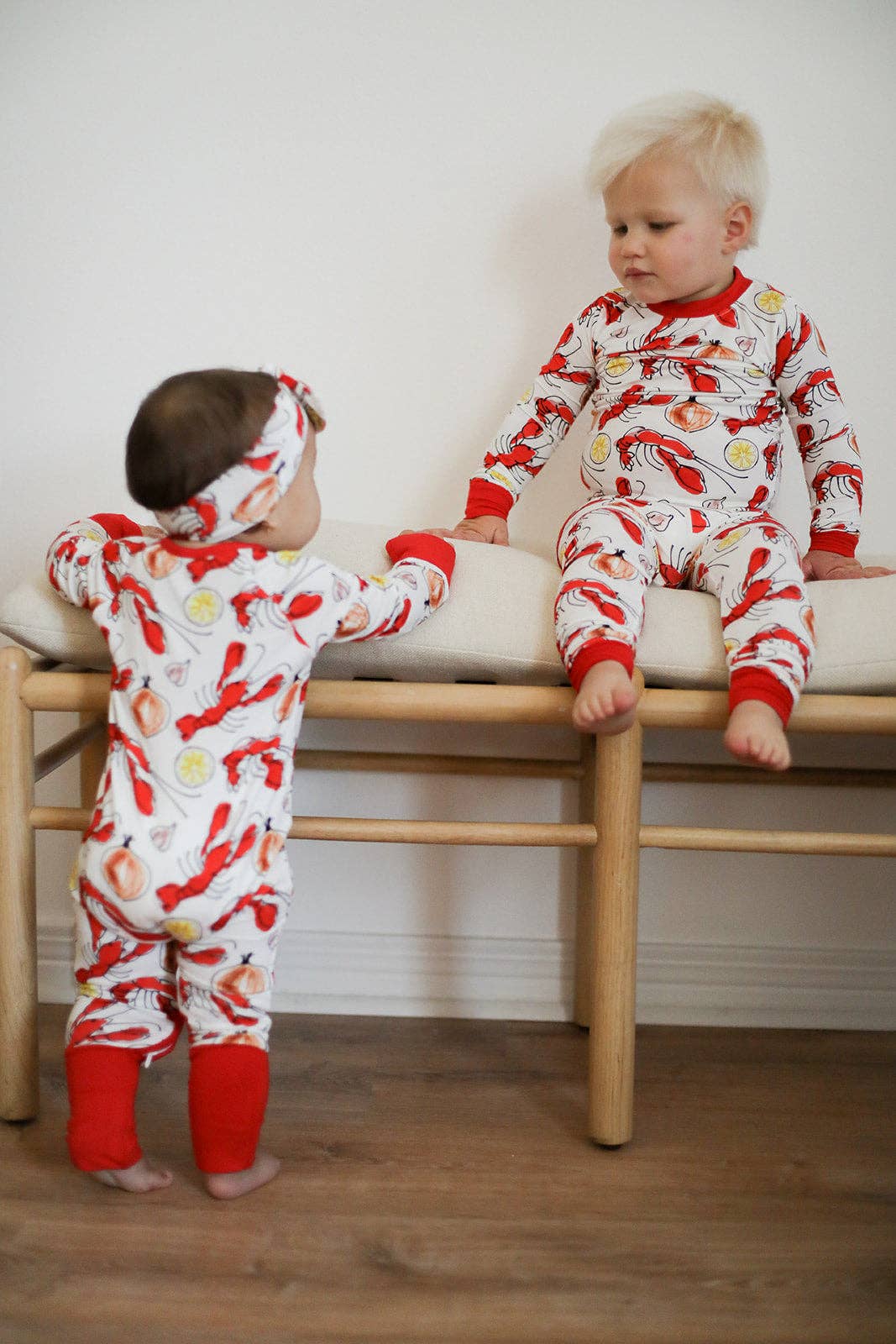 Crawfish 2 Piece Bamboo Pajama Set