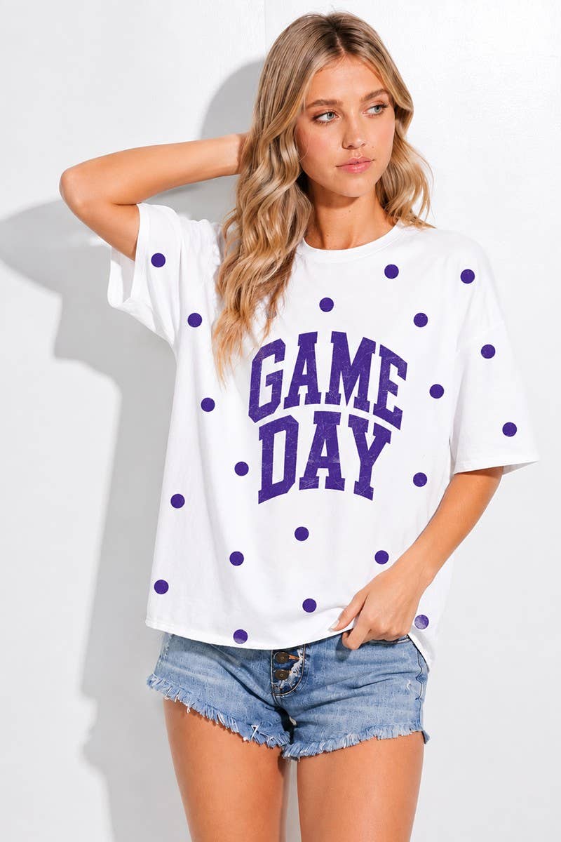 Gameday Print Top
