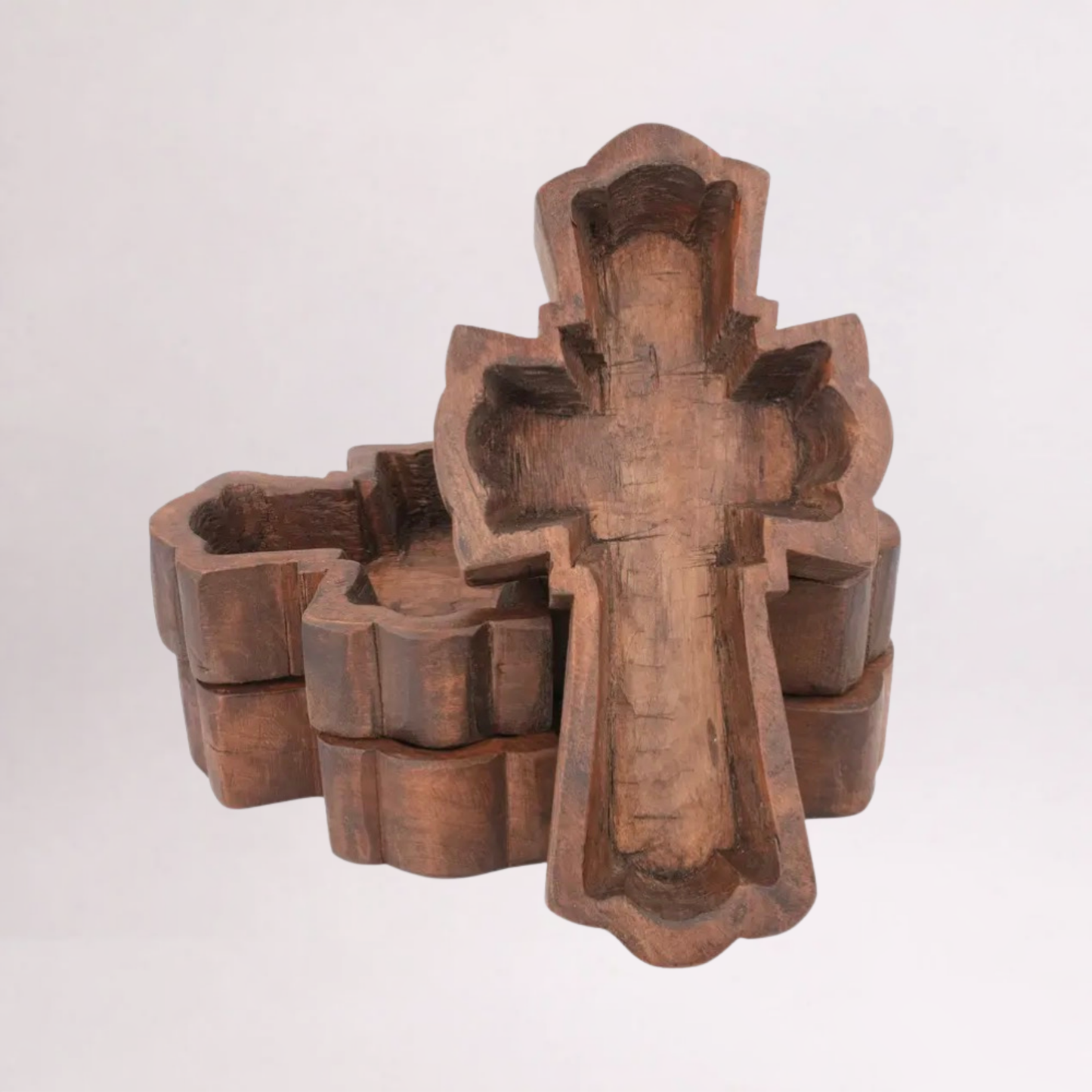 Fancy Cross Dough Bowl Candle
