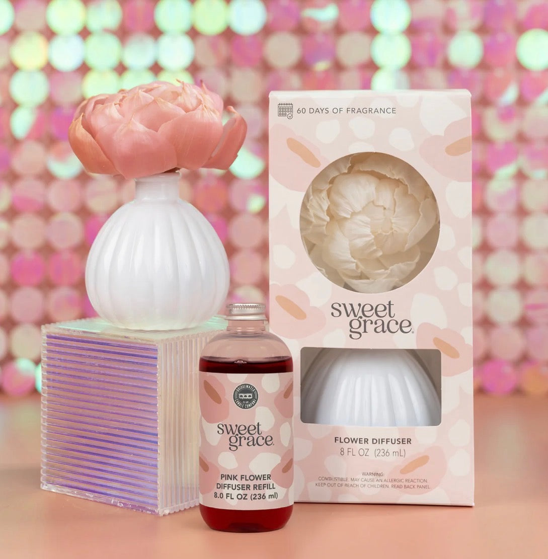 Sweet Grace Flower Diffuser Refill Pink Dye