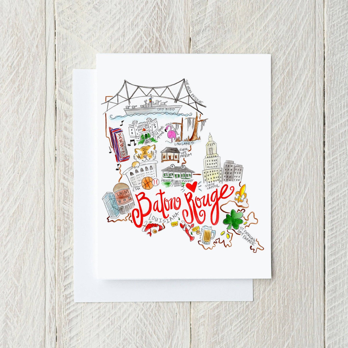 Baton Rouge Note Card