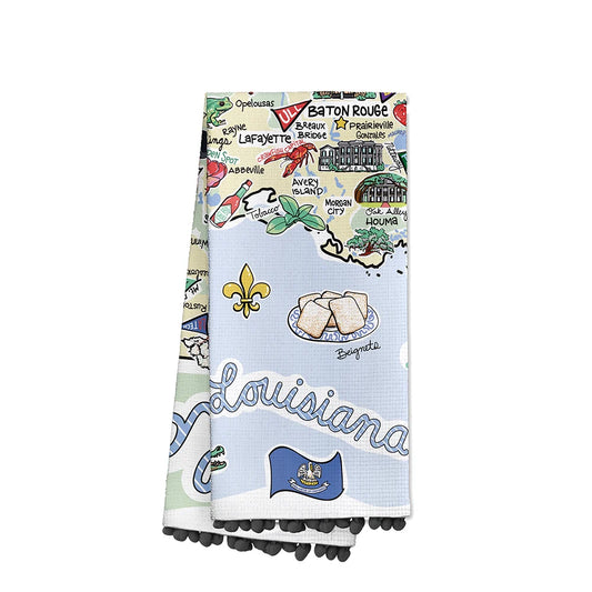 Louisiana Tea Towel- SWIG