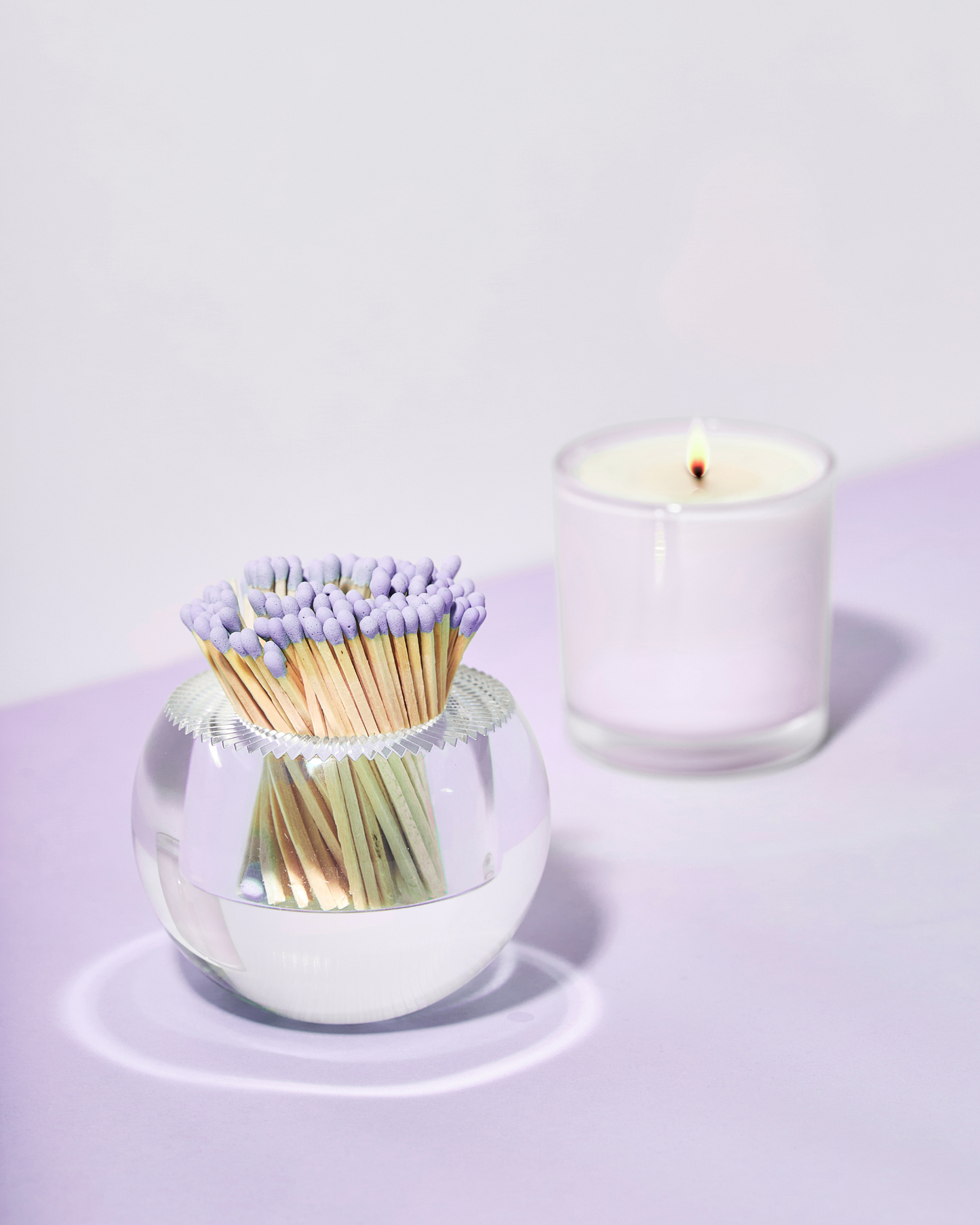 Round Match Striker | Lavender Matches