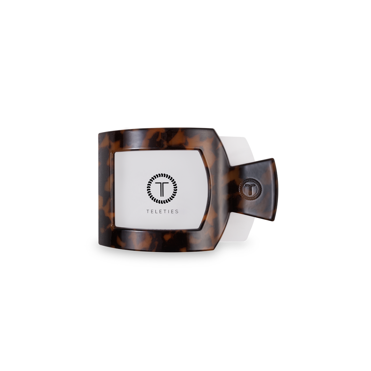 Tortoise | Small | Flat Square Hair Clip