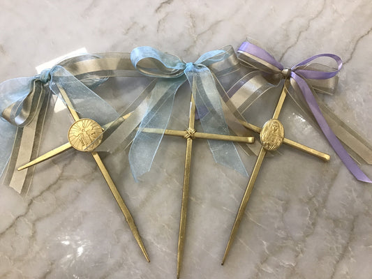 ED Gilded Nail Cross