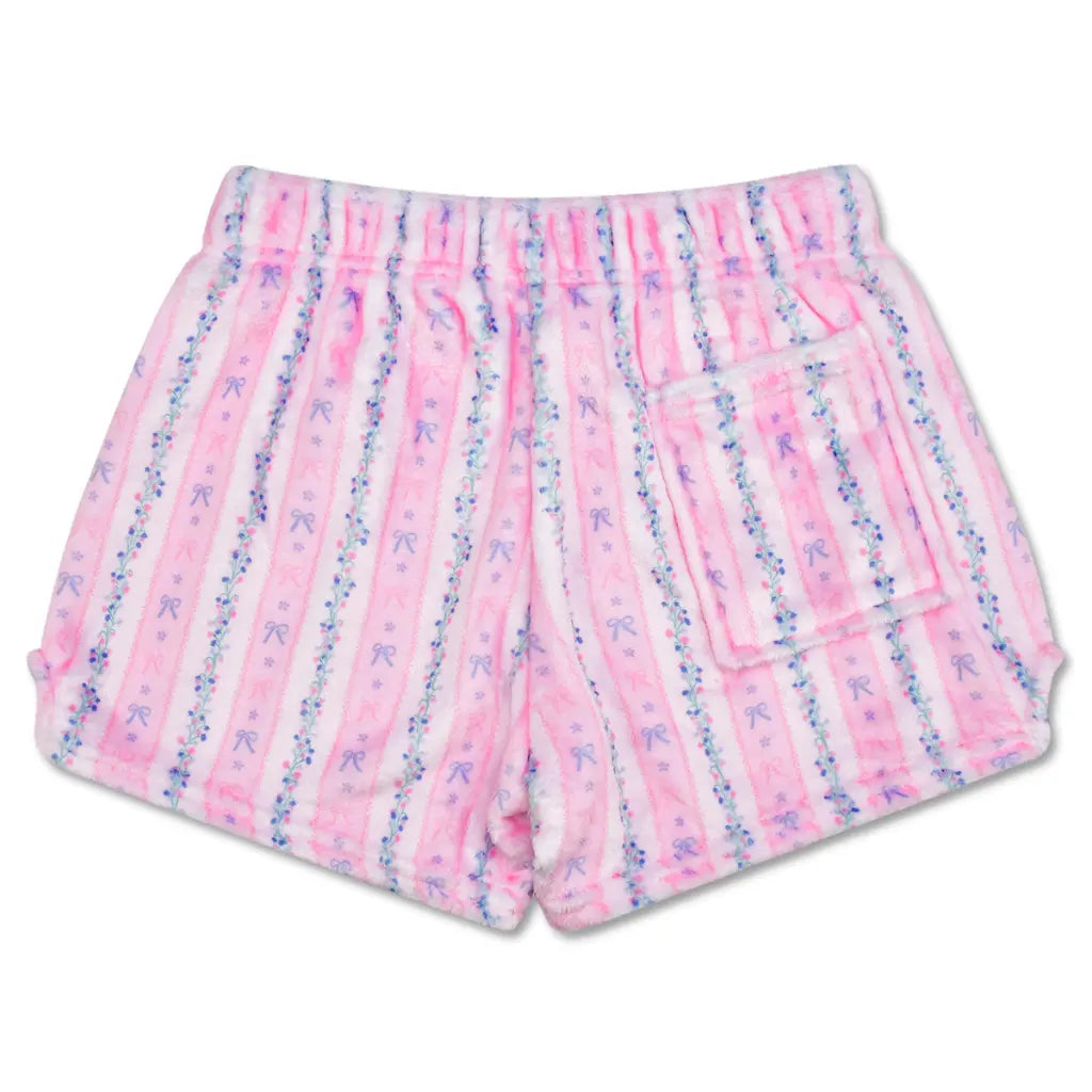 BP Floral Stripe Plush Shorts