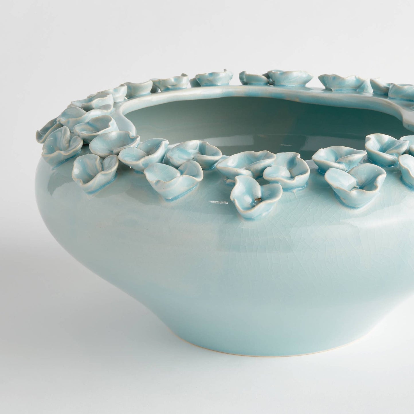 Petite Fleur Decorative Bowl, Blue