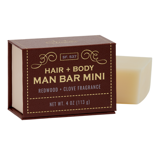 Man Bar Mini 4oz Redwood & Clove