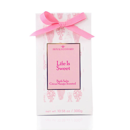 Life Is Sweet Bath Salts   Citrus Mango Scented   300g