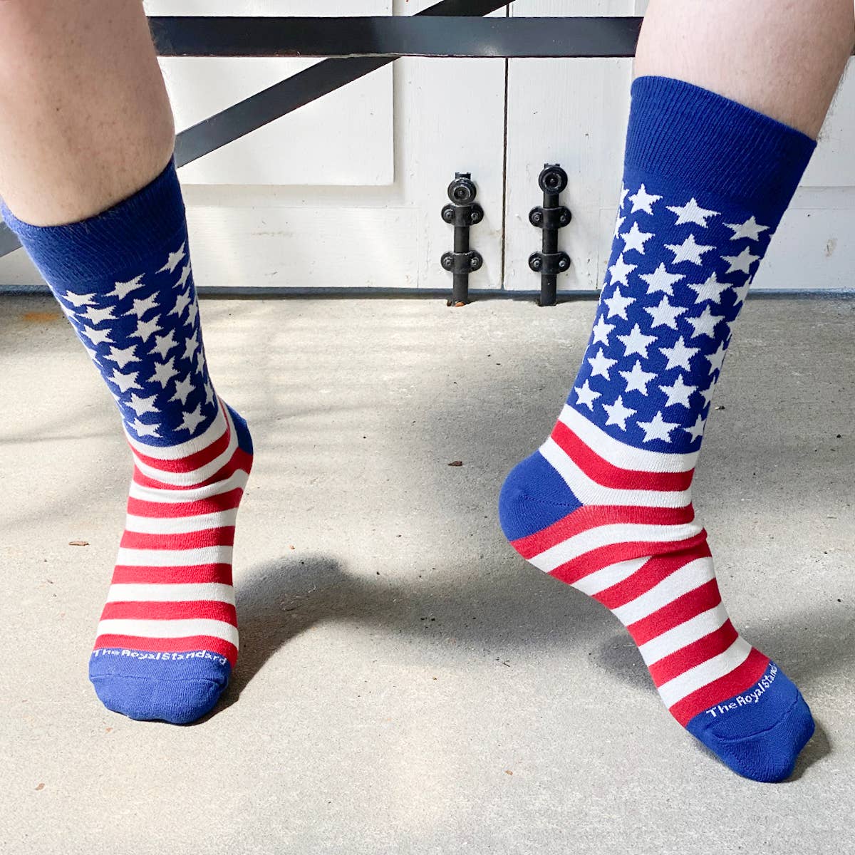 Men's America Socks   Red/White/Blue   One Size