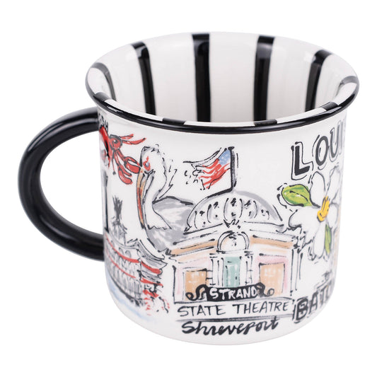 State of Louisiana Icon Mug