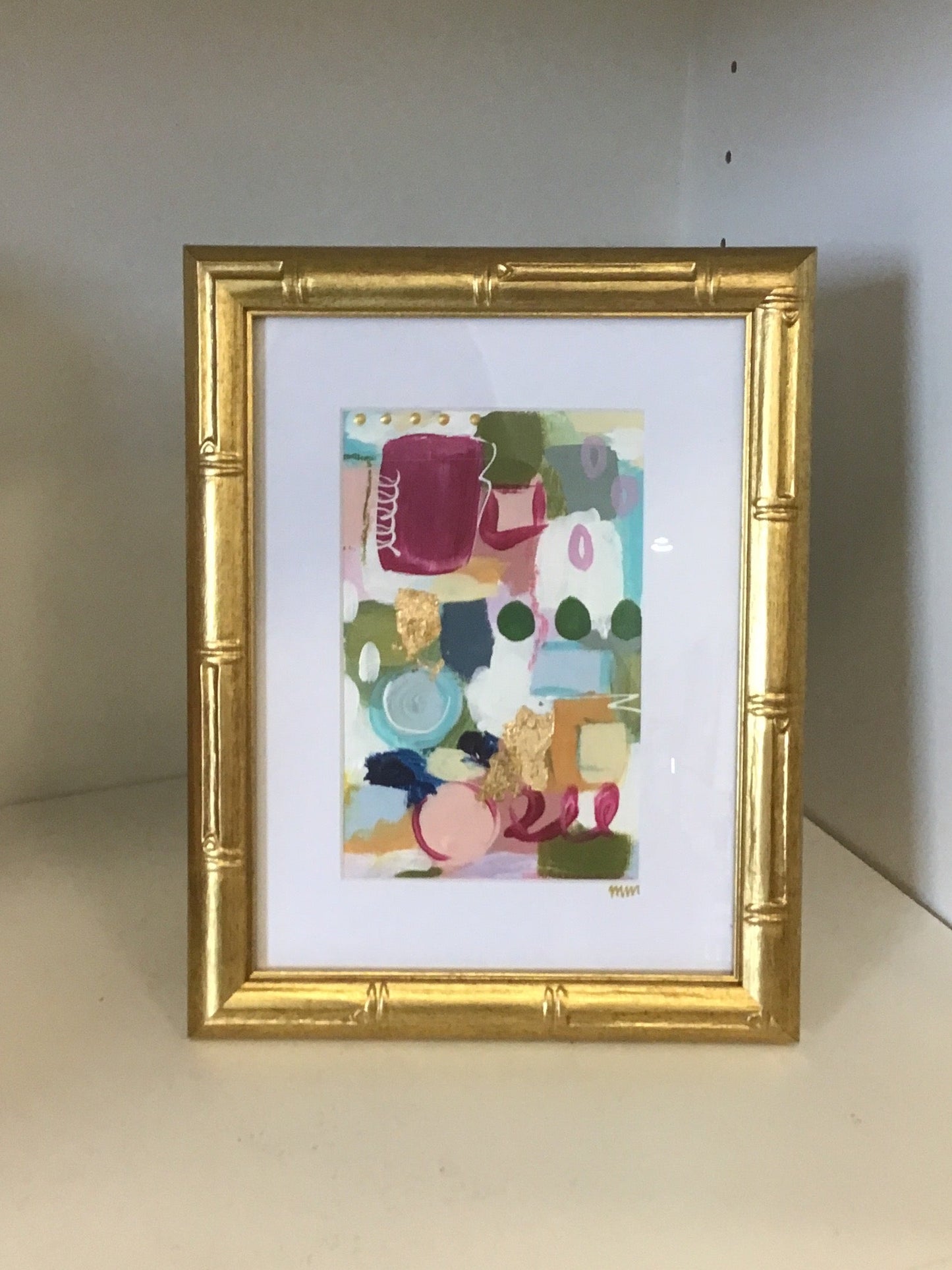 MBM Bamboo Framed Abstract
