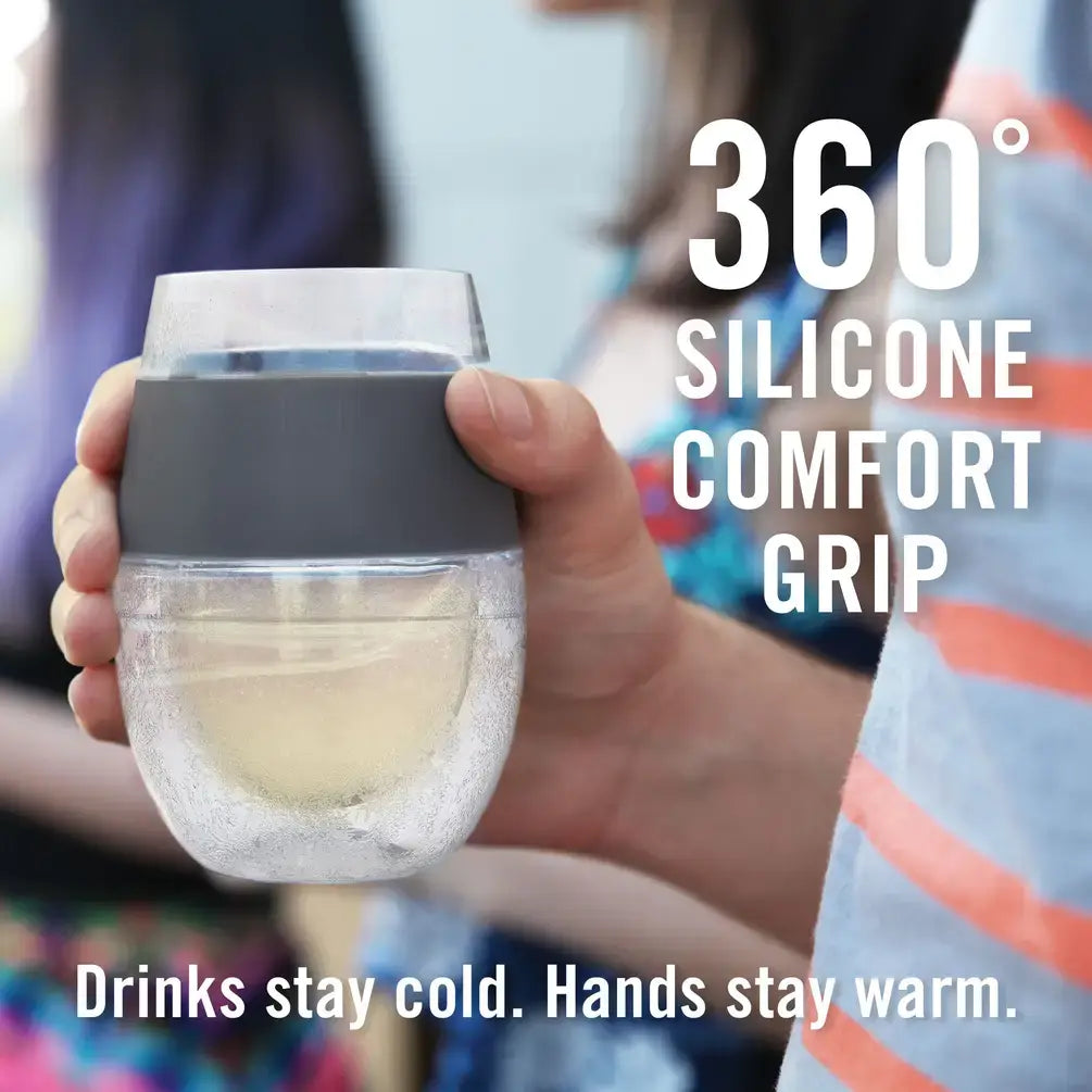Wine FREEZE™ Cooling Cups - Asst Tinted Colors - CDU of 12
