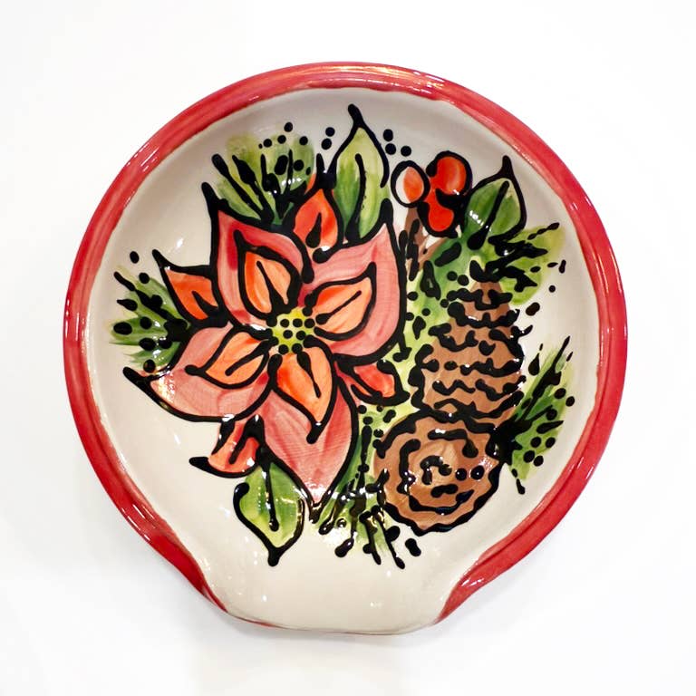 Christmas Wreath Spoon Rest
