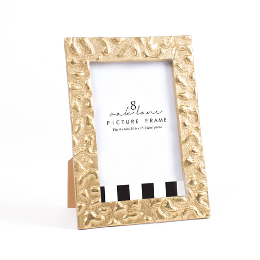 Gold Leopard 4x6 Picture Frame