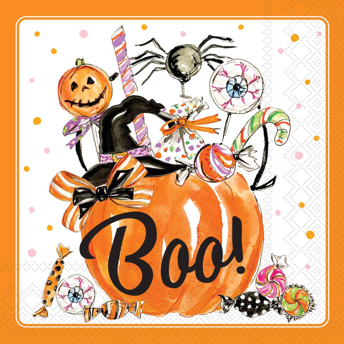 Paper Cocktail Napkin Pack of 20 Just Treats Allover Fall
