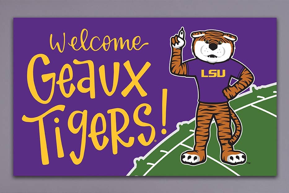 LSU Door Mat